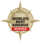 The World's Best Awards winner logo.