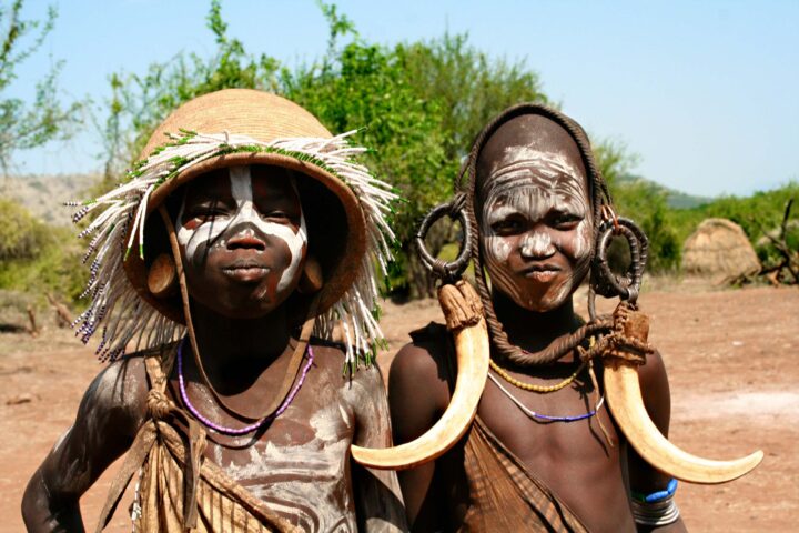 Two Ethiopian children.