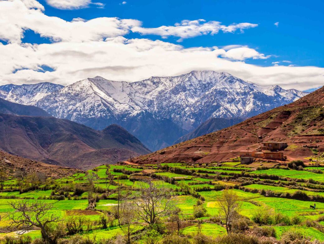Ourika Valley in Morocco.